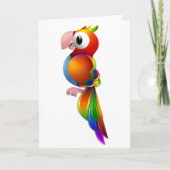 Papegaai Wenskaarten Kaart (Voorkant)