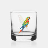 Papegaai Whisky Glas (Achterkant)