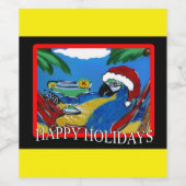 PAPEGAAI WIJN ETIKET (Enkel label)