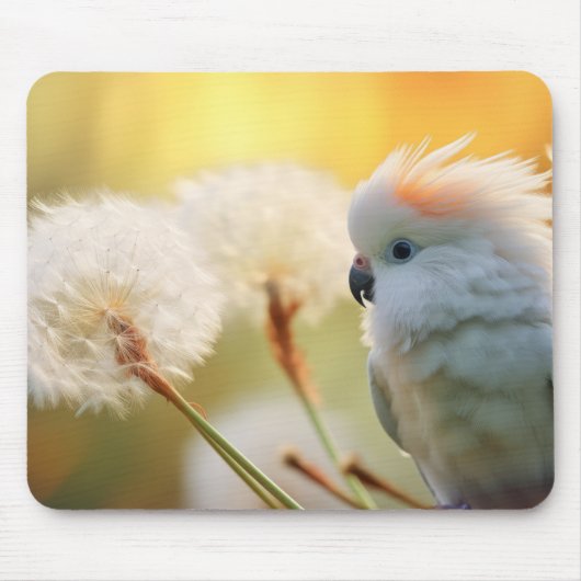 Papegaai Wilde Vogel Dier Tranquil Peace Muismat (Voorkant)