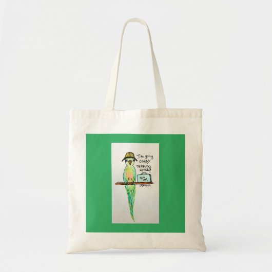 Papegaai wordt gek tote bag (Voorkant)