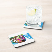 Papegaai zomer bier onderzetter (Rechterzijde)