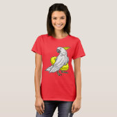 Papegaai Zwemmen reddingsboei T-shirt (Voorkant volledig)