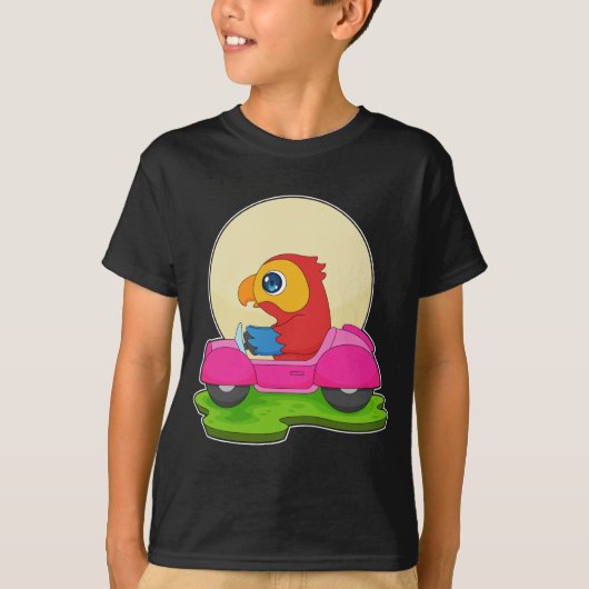 papegaaiauto t-shirt (Voorkant)