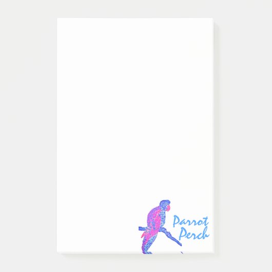 Papegaaibaars Post-It Notes (Voorkant)