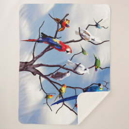 PAPEGAAIBOOM SHERPA DEKEN