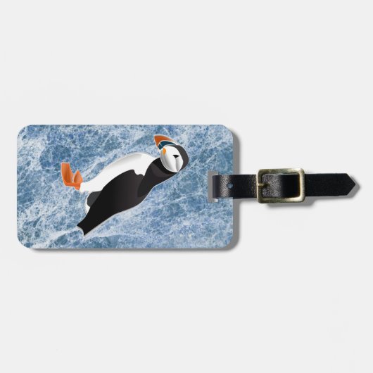 papegaaiduiker bagagelabel (Voorkant horizontaal)