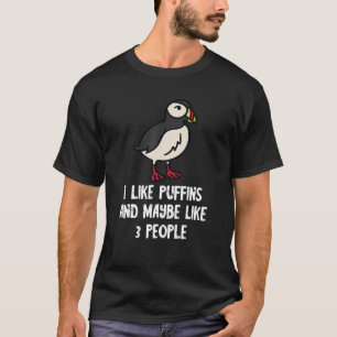 Papegaaiduiker Ik Hou Van Papegaaiduikers IJsland T-shirt