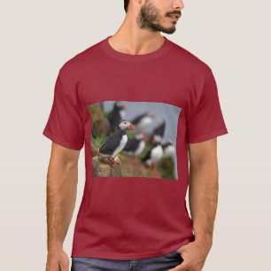 Papegaaiduiker met Vis T-shirt