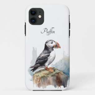 Papegaaiduiker op een Rots Aquarel, op maat gemaak Case-Mate iPhone Case