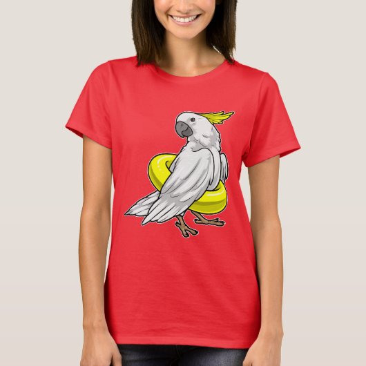 Papegaaiduiker-reddingsboei T-shirt (Voorkant)