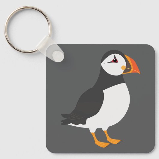 Papegaaiduiker Sleutelhanger (Voorkant)