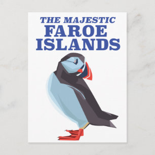 Papegaaiduiker van de Faeröer Briefkaart