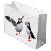 Papegaaiduikers Geschenkentas Large Cadeautasje (Achterkant Gekanteld)