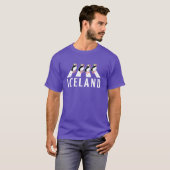 Papegaaiduikers IJsland grappig T-shirt (Voorkant volledig)