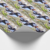 Papegaaiduikers Zoenend Inpakpapier (Hoek)