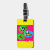 PAPEGAAIEN BAGAGELABEL (Voorkant verticaal)