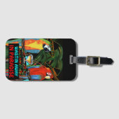 Papegaaien Bagagelabel (Voorkant (horizontaal))