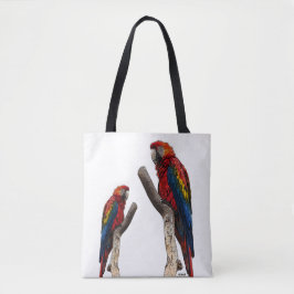 Papegaaien Custom All-Over-Print Tote Tas