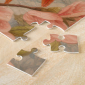 Papegaaien en kersenbloesem legpuzzel (Zijkant)