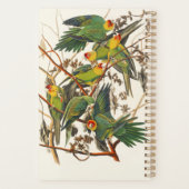  Papegaaien illustratie Bird Lover Gift Planner (Achterkant)