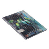 Papegaaien in de kooi Notitieboek (Rechterzijde)