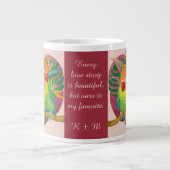 Papegaaien in het hart; ons liefdesverhaal is mijn grote koffiekop (Voorkant)