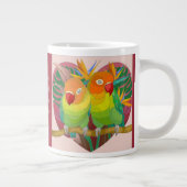 Papegaaien in het hart; ons liefdesverhaal is mijn grote koffiekop (Rechts)