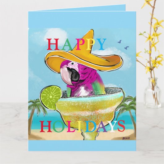 PAPEGAaien Kaart (Gele Bloem)