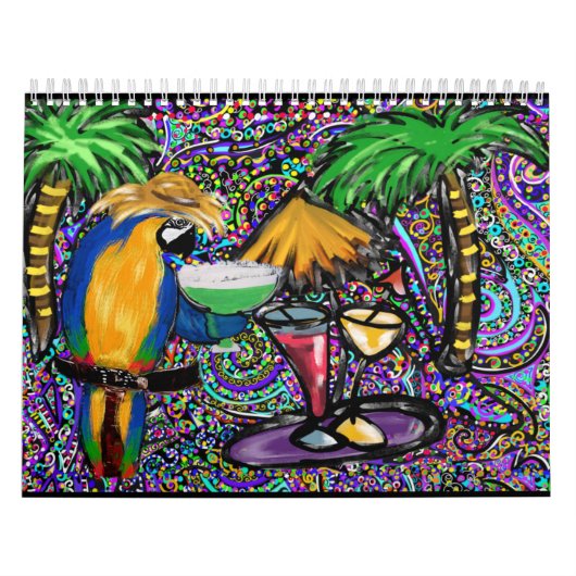 Papegaaien    kalender (Hoes)