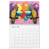 Papegaaien    kalender (Jan 2027)