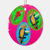 PAPEGAaien Keramisch Ornament (Links)