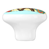 PAPEGAaien Keramische Knop (Zijkant)