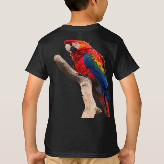 Papegaaien op de boom t-shirt (Achterkant)