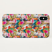 Papegaaien & Palmbladeren Case-Mate iPhone Case (Achterkant (horizontaal))