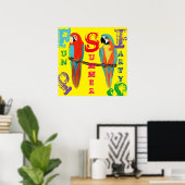 PAPEGAaien Poster (Thuiskantoor)
