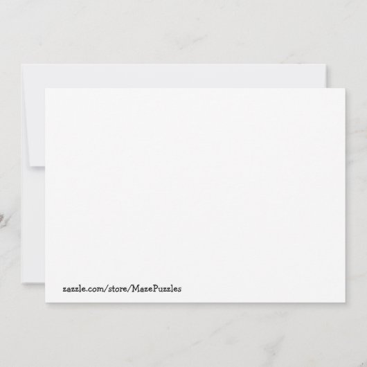 Papegaaien puzzeldoolhof op verjaardagsuitnodiging kaart (Achterkant)