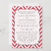 papegaaien Rood en witteschorven bruiloft Kaart (Voorkant)