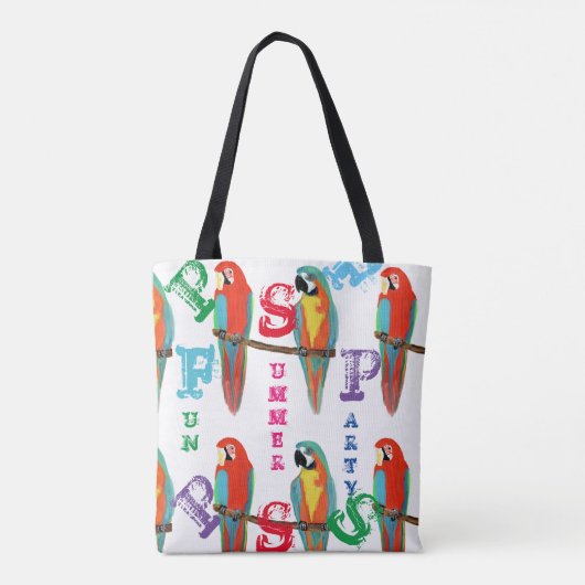 PAPEGAaien Tote Bag (Achterkant)
