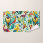 Papegaaien Waterverf Aangepast patroon Bad Handdoek (Handdoek)