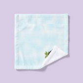 Papegaaienliefde monogram bad handdoek (Wasdoekje)