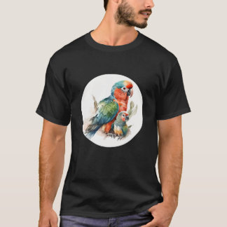 Papegaaienportret Papegaaien en Tropische Vogellie T-shirt