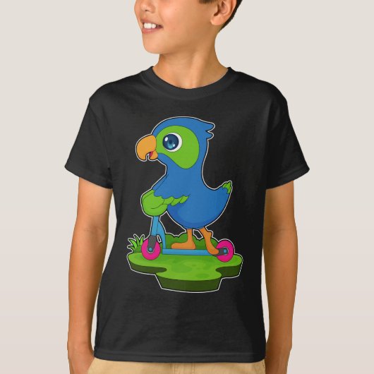 Papegaaienscooter T-shirt (Voorkant)