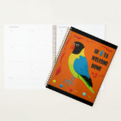 Papegaaienvogel afbeelding perfecte kunst planner (Display)