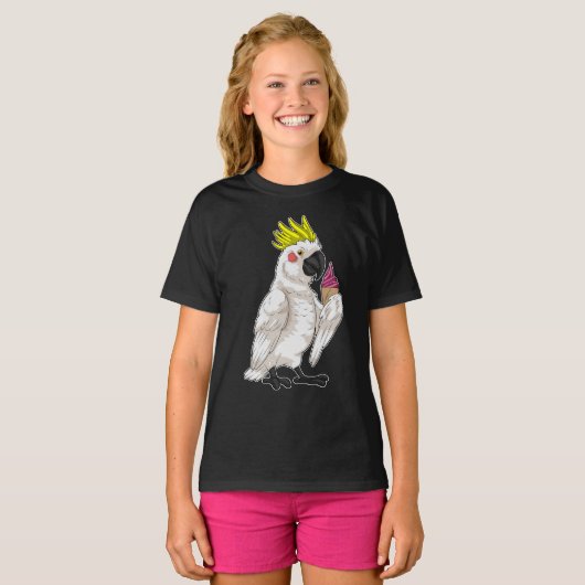 Papegaaienwafelijs T-shirt (Voorkant volledig)