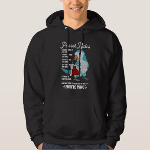 Papegaaihuis Regels Het is van mij I Blauwmonnikpa Hoodie