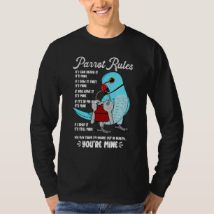 Papegaaihuisregels Het is van mij I Blauwe Indisch T-shirt
