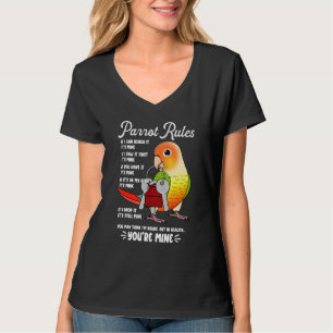 Papegaaihuisregels Het is van mij I Groenwang Pijn T-shirt