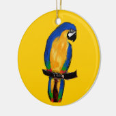 Papegaaiornament Keramisch Ornament (Links)