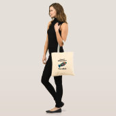 papegaaivis grappig tote bag (Voorkant (model))